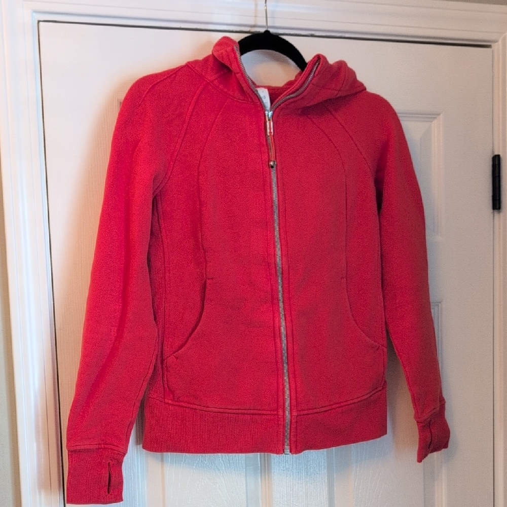 Vibrant Red Hoodie By Lululemon